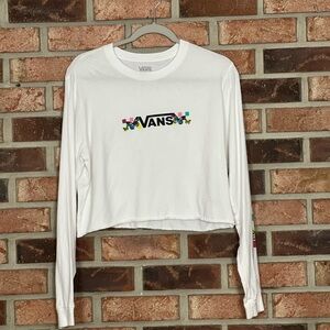 Vans Cropped Long Sleeve Tee
